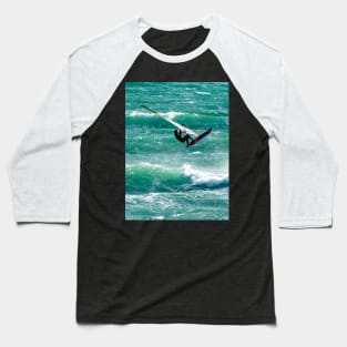 Windsurfing Baseball T-Shirt